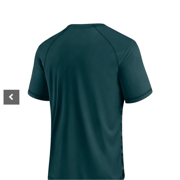 NWT! Philadelphia Eagles Fanatics Branded Hail Mary Raglan T-Shirt - Green - Picture 6 of 9